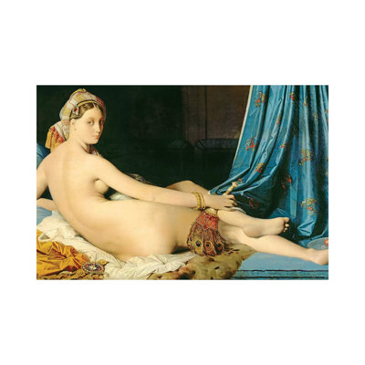The Grande Odalisque, 1814 by Jean-Auguste-Dominique Ingres - Wrapped Canvas Print