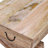 vidaXL Coffee Table Rustic Barrel-Shaped, Fully Handmade, 34.6''x19.7''x15.7'', Solid Mango Wood