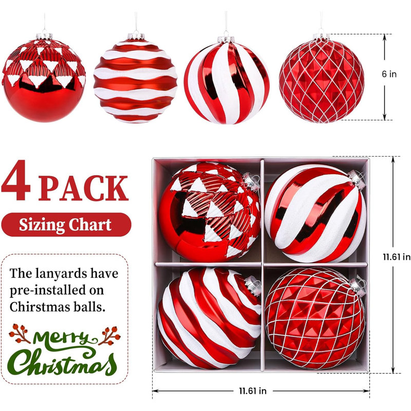 Anse 30.5 cm Plastic Shatterproof Finial Ornament