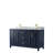 Daria 60'' Double Bathroom Vanity with Carrara Marble Top-97959598-97959595-97959601