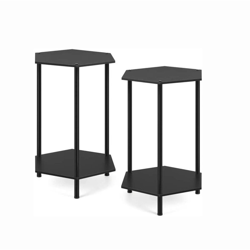Lekenya End Table Set, Black