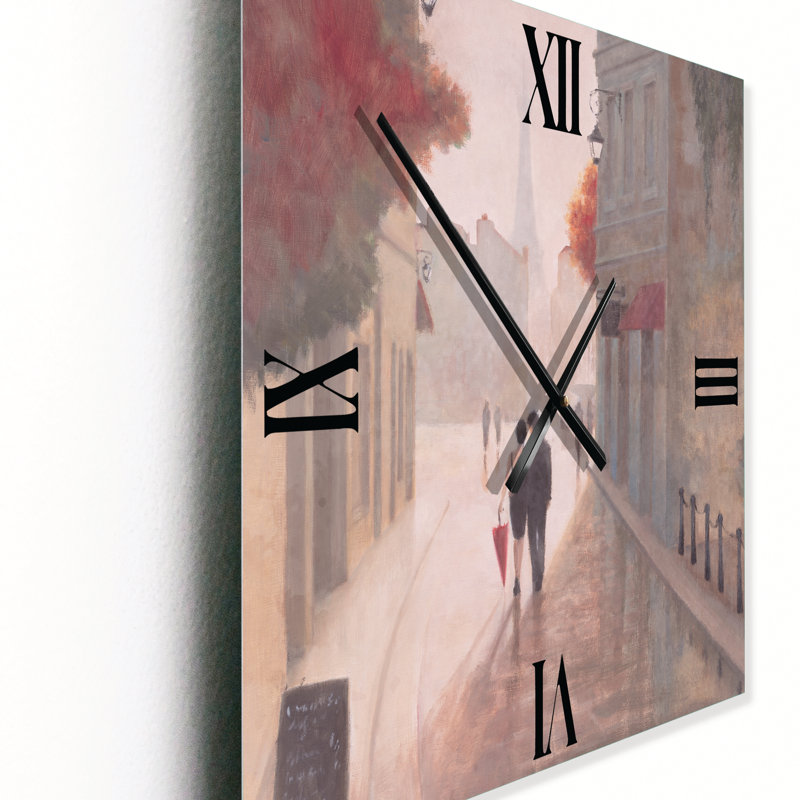 Horloge murale Paris Romance Couples II - Traditional, Petit