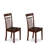 7 Piece Dining Set Consist of a Rectangle Solid Wood Table and 6 Kitchen Room Chairs, Mahogany -1871746877-1794968283