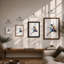 Dancer in Motion Modern - Framed Print-652946128-652946132