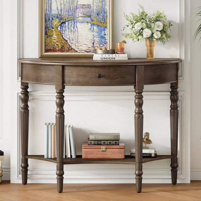 Console avec tiroir et tablette Farmhouse