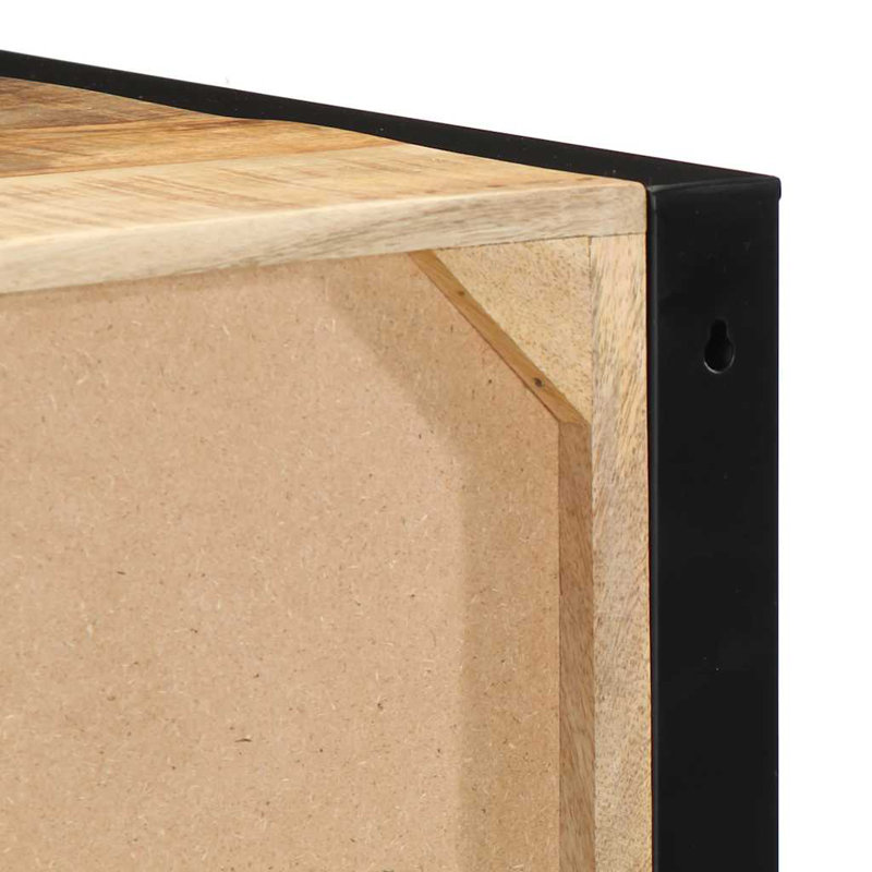 40cm W Metal Bedside Table