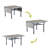 Rustic Folding Dining Table With Drop Leaves, 1.2” Thick Top, Space-Saving Small Kitchen Table For 4-6 People-422826212