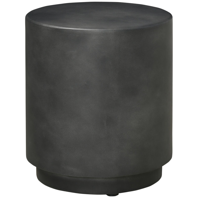 Table d'appoint ronde HOMcom, Gris foncé