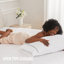 Ensemble de taies d'oreiller ouvertes rayées 100% coton percale-122613807-122613804