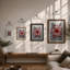 Hibiscus in Bloom Botanical - Framed Print-74287665-74287667