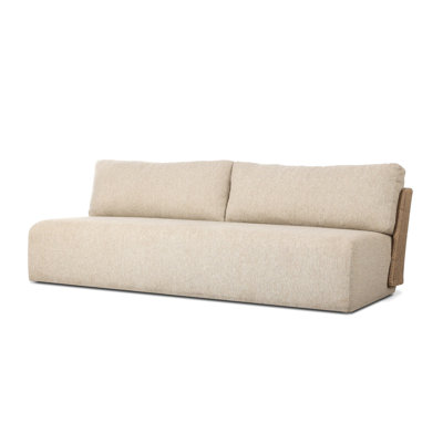 Sicilia Outdoor Woven Sofa-Concha Beige