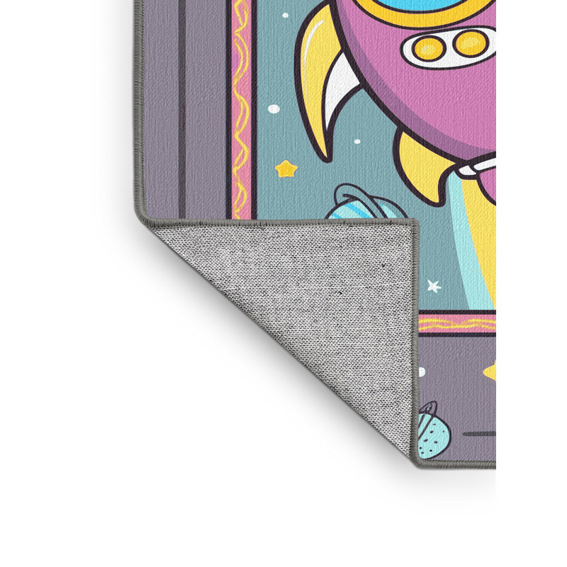 Tapis pour enfants Zoomie, Rectangulaire 7 pi x 10 pi