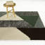 Merril Blue/Green Colour Block Geometric Area Rug-1471404373