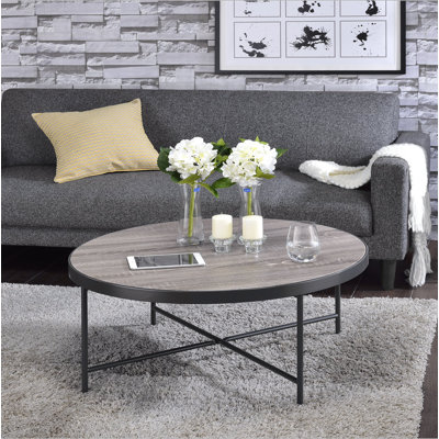Table basse ronde de style industriel 1pc