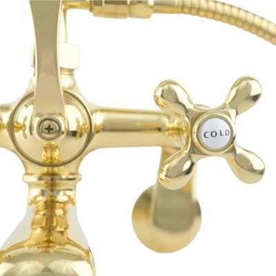 Thames Tub Mount British Telephone Faucet Set by Strom Living