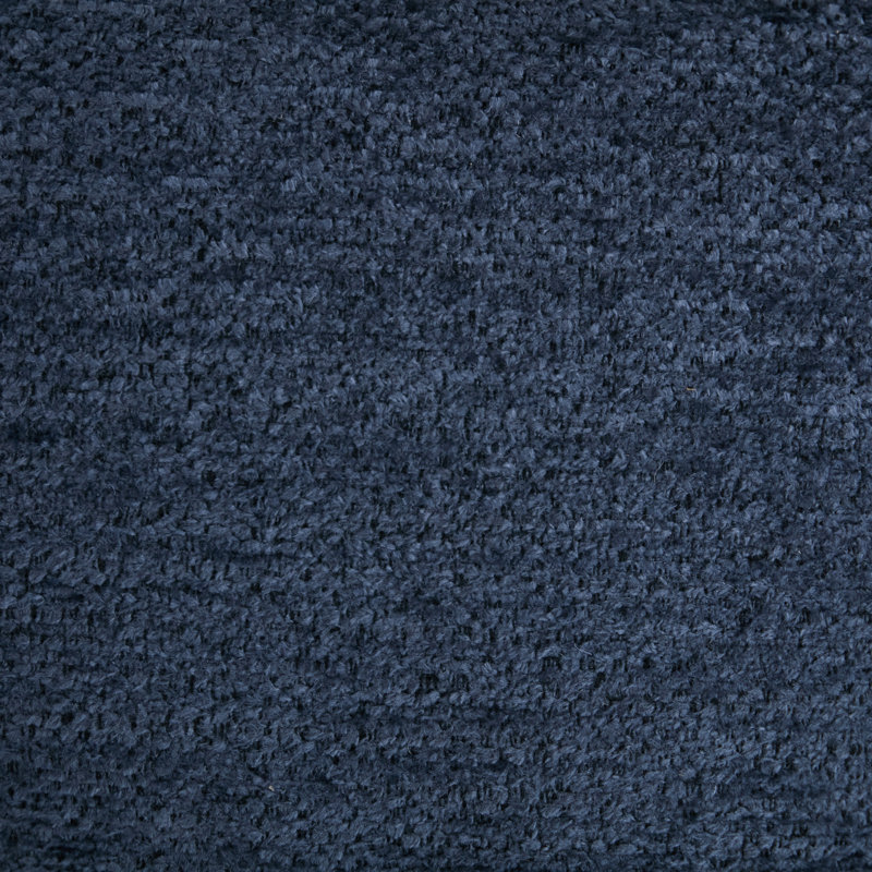 Ensemble de 2 chaises de salle à manger en chenille avec roues universelles, Bleu