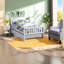Lits simples peu encombrants avec lit gigogne, bois de pin, design contemporain pour petits espaces