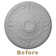 Snowy Daybreak 26" D Polyurethane Hand Painted Ceiling Medallion