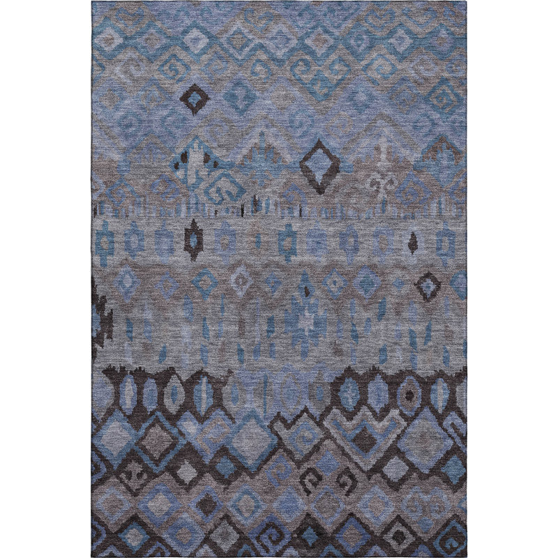 Premium Machine Washable Mayfield AMF2303 Casual Rug, 3' x 5', Brown