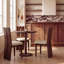 Chaise rembourrée en bois massif Kieran-610533849