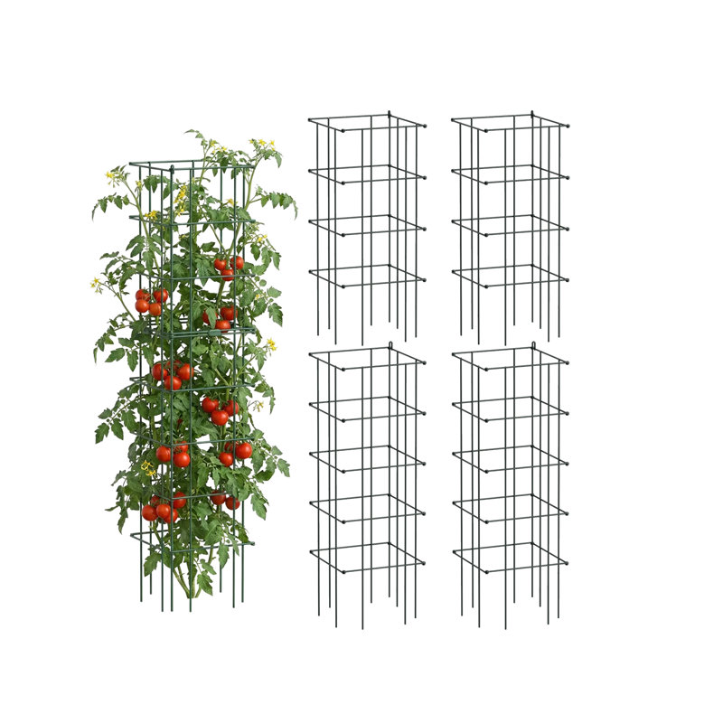 Cage à tomates carrée 14,5 po, 6 cages (ensemble de 3 tours)