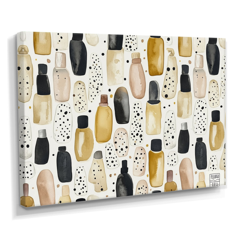 Impression sur toile Boho Bathries - beige et brun II, H 24 po x l 32 po, Toile tendue, Ne s’applique pas