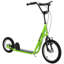 Scooters pour enfants de 5 ans et plus et 53,5 po x 22,8 po x 34,8 po en acier vert, conception réglable