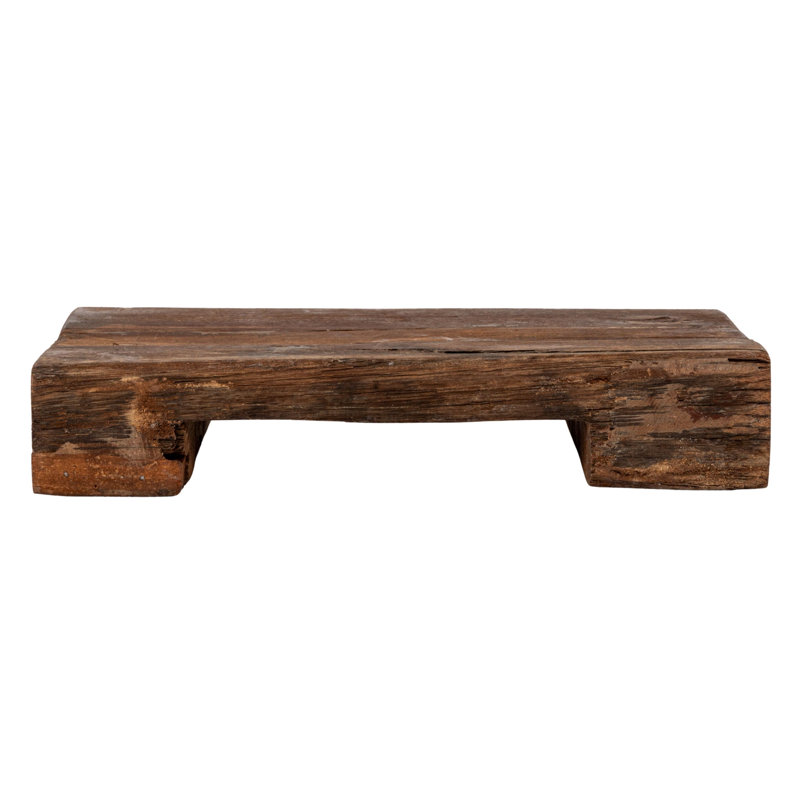 Plateau à piédestal en bois Pacific Found