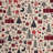 Christmas Gift Pattern - White Metal Print for Home Decor