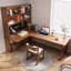 Bureau en coin en bois massif et bibliothèque intégrés-1102498737-1102498740