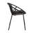 Patio Dining Chairs Of 2, Black. Modern Simple Style With Breathable Seat. Metal Legs + Plastic Back. Ergonomic, , 300 Lbs Capacity. 25.37"L X 22.5"W 30.36"H. Assembly Required   2 , Art . ,-1620161337