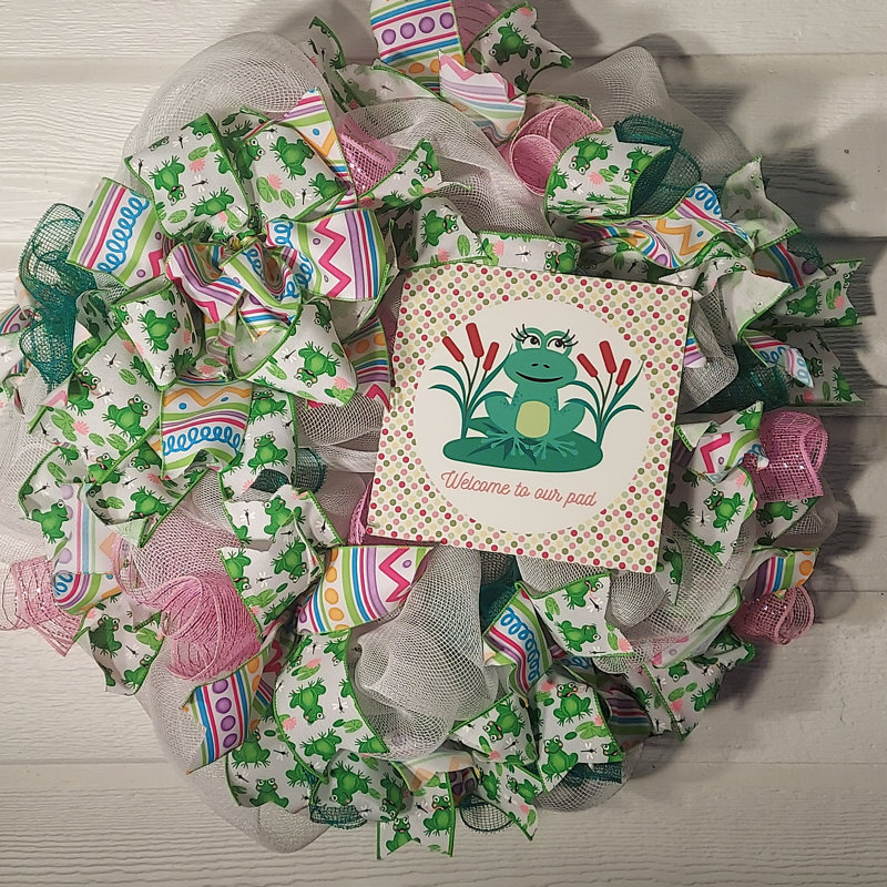 Couronne en maille 24 po Frog