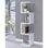Rectangular 4-Shelf Bookcas