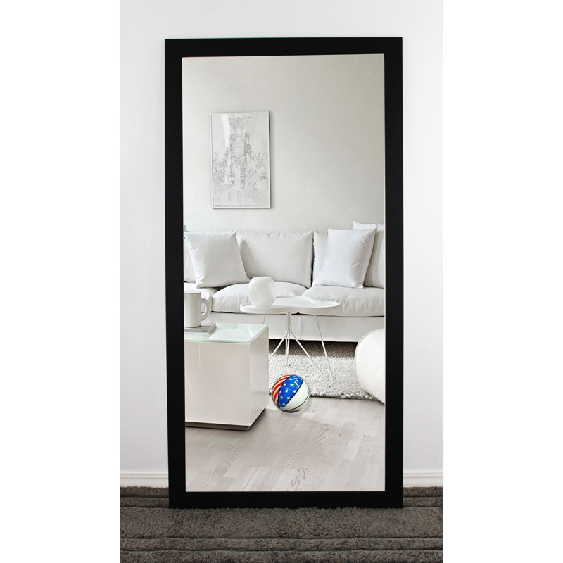 Miroir pleine grandeur Hast Coastal, H 72 po x l 39 po, Noir