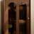 Modern Walnut Solid Wood China Cabinet