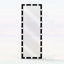 Aluminium Frame Freestanding Mirror