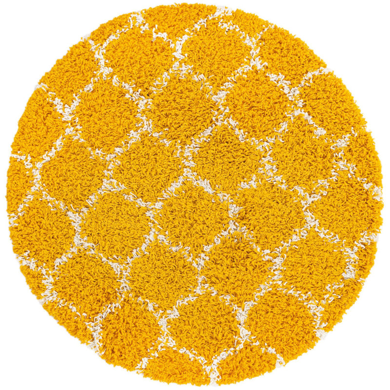 Deone Geometric Indoor Rug, Round 3'3"