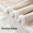 King Size Reversible Striped  Sherpa Fleece Throw Blanket With White,87" x 94".-123515596