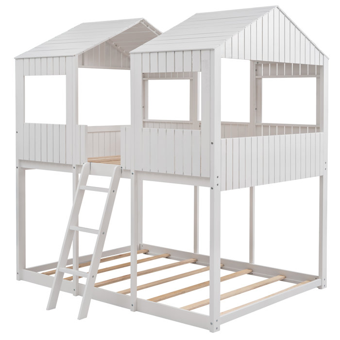 Sand & Stable Baby & Kids Calabasas Kids Full Over Full Bunk Bed ...