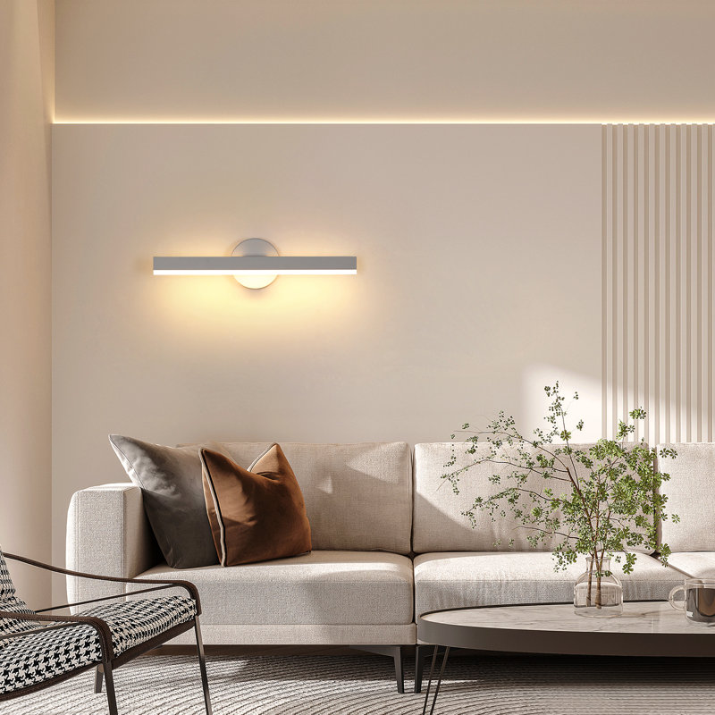 38cm Rotatable LED Wall Light, White