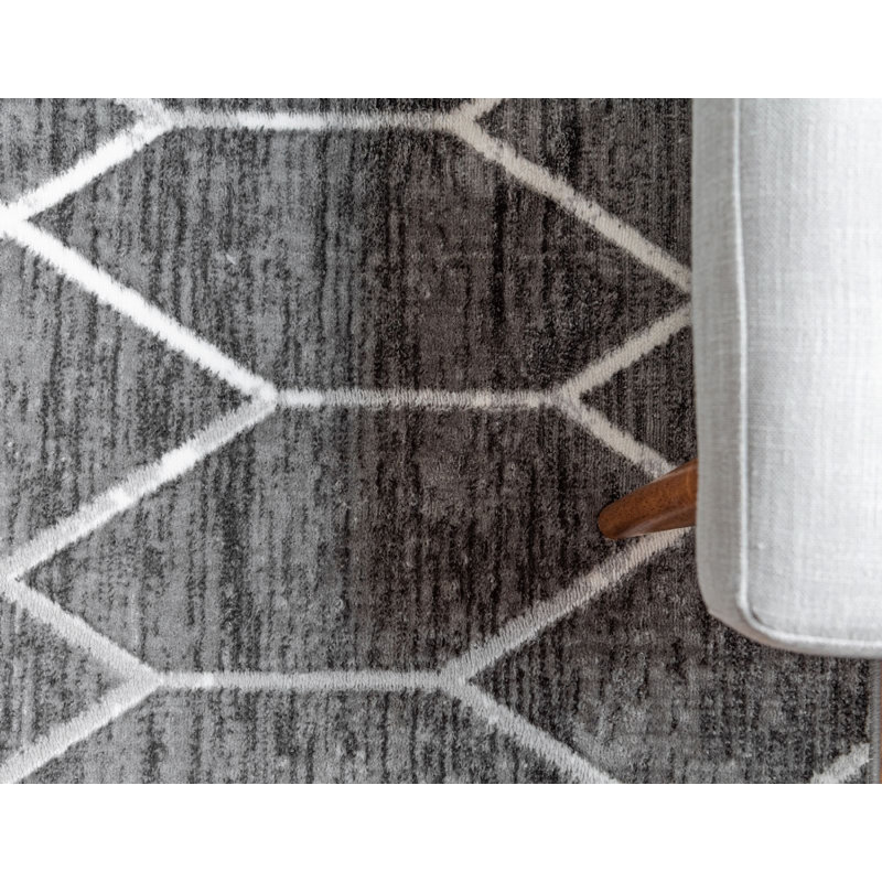 Clidy Abstract Indoor Rug, Rectangle 3'3" x 5'3"