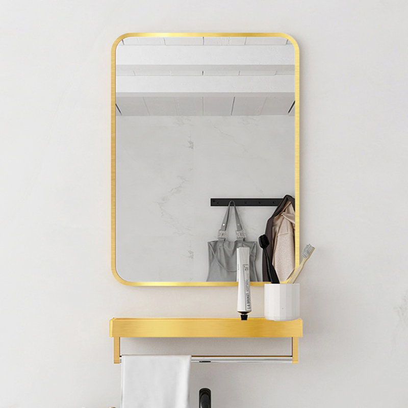 Kandia Metal Rectangle Wall Mirror