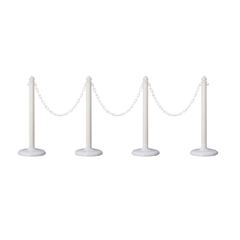 Ensemble de barrière de sécurité, Blanc