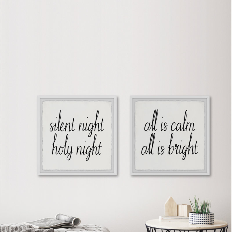 Chappell Chappell Cosy Christmas Night - 2 Piece Single Picture Frame Print, 45cm H x 91cm W x 3.81cm D