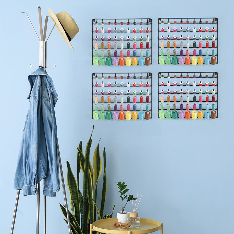 Metal Wall Organizer with Key Hooks
