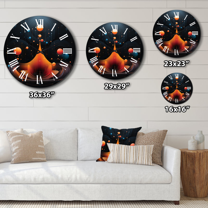 Horloge murale Sufi Dances, Grand