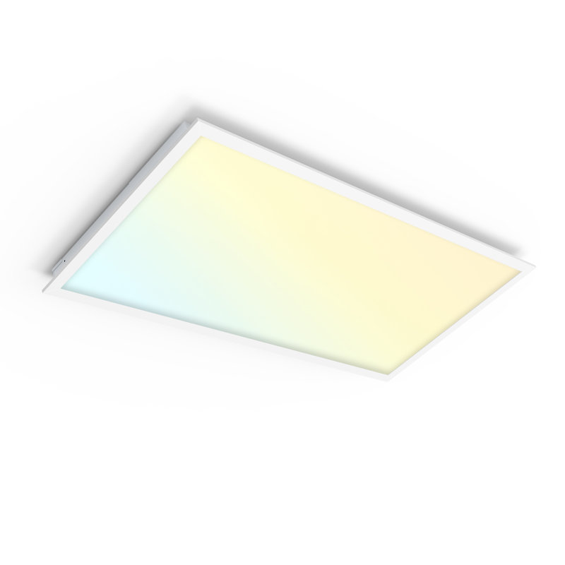 RUN BISON 1 ft. x 4 ft. Dimmable White CCT and Wattage Selectable Integrated LED Back-Lit Flat Panel Light