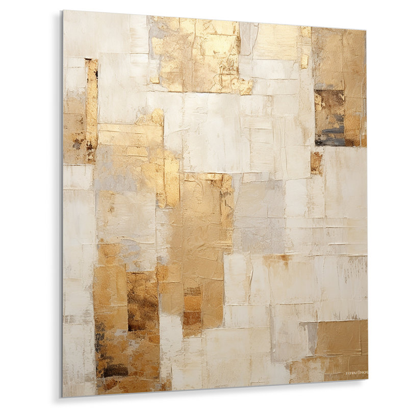 - Salon d'art mural abstrait en métal, H 32 po x l 24 po