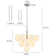 13 - Light Dimmable Modern Sputnik Atomic Tiered Cluster Globe Bubble Chandelier with Opal Glass Globe