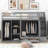 Ember Loft Bed With Shelves, Wardrobes, Drawers and Sturdy Pine Wood Frame-1955764458